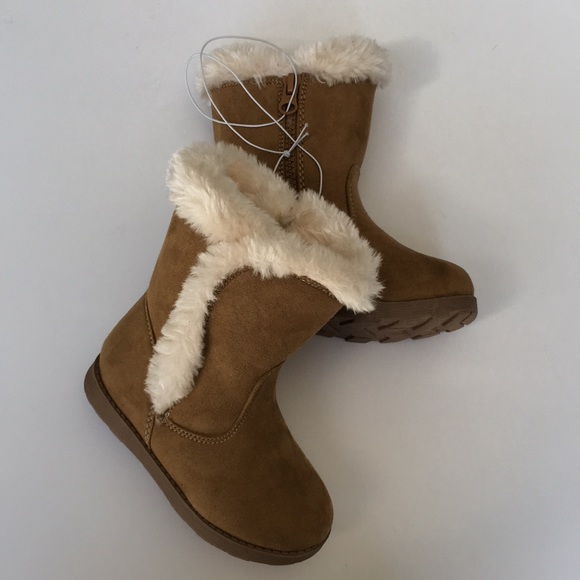 Cat & Jack Hadlee Fashion boots Tan New - Picture 4 of 5